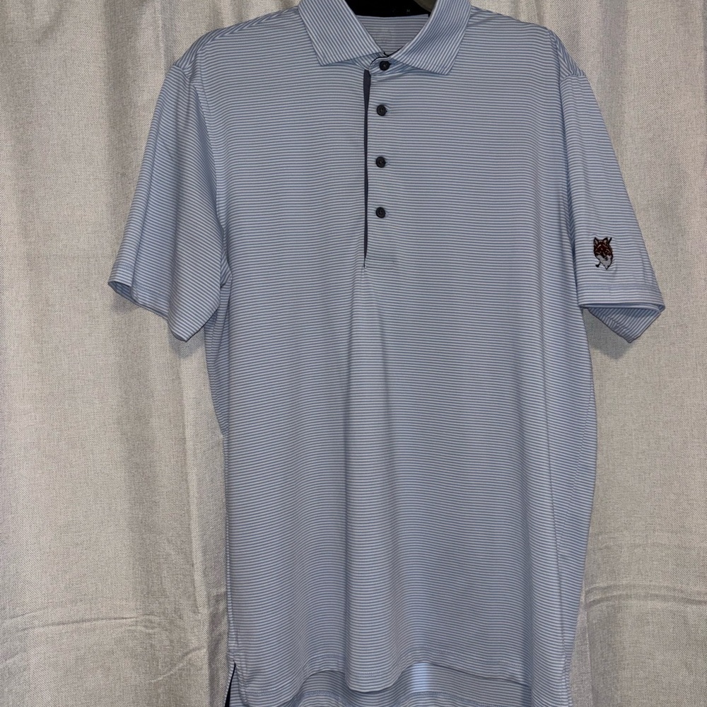 Greyson Blue Striped Polo